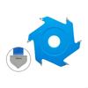 6/8/12 Зубов Пазовый Фрезерный Диск Нож для Резьбы Шлифовальный Станок Плоскогубцы Формирователь Дверей Фрезерный Диск Ротационный Фрезер
