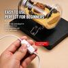 Silent Run Rotary Tumbler Polisher Adjustable Speed Bead Tumbler Polisher  For Jewelry Ornament