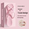 Women's Portable Foldable Travel Slippers, Anti-Slip, Soft, for Hotel or Business Trips