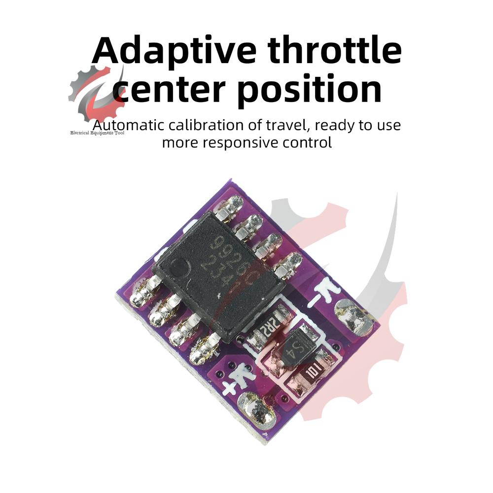 Mini Brushed ESC for RC Models Supports 1S Lithium Battery Ultra Compact Lightweight Bidirectional Unidirectional Modes