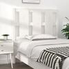 VidaXL Headboard White 95.5x4x100 Cm Solid Pine Wood 817971