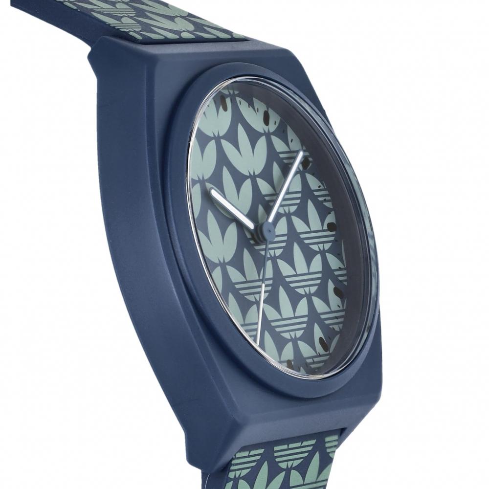 [Оригинальные часы Adidas] Часы PROJECT TWO GRFX Project Two Graphic Blue Dial Resin Windshield Quartz 5 ATM Waterproof 36MM China Watch AOST23053