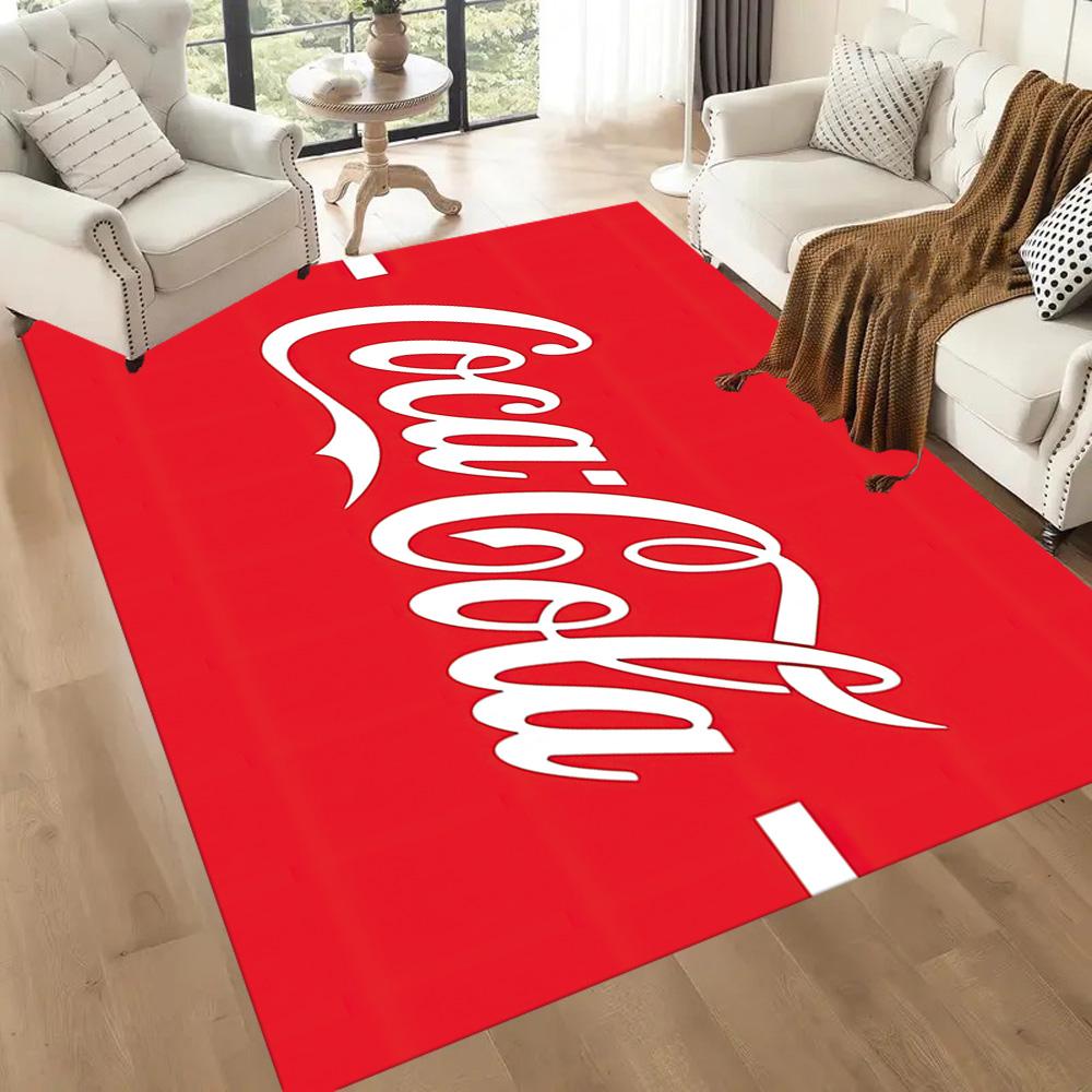 Квадратные коврики Coca-cola Classic с крышками — отличный выбор для гостиных, спален, домашнего декора и в качестве подарков.