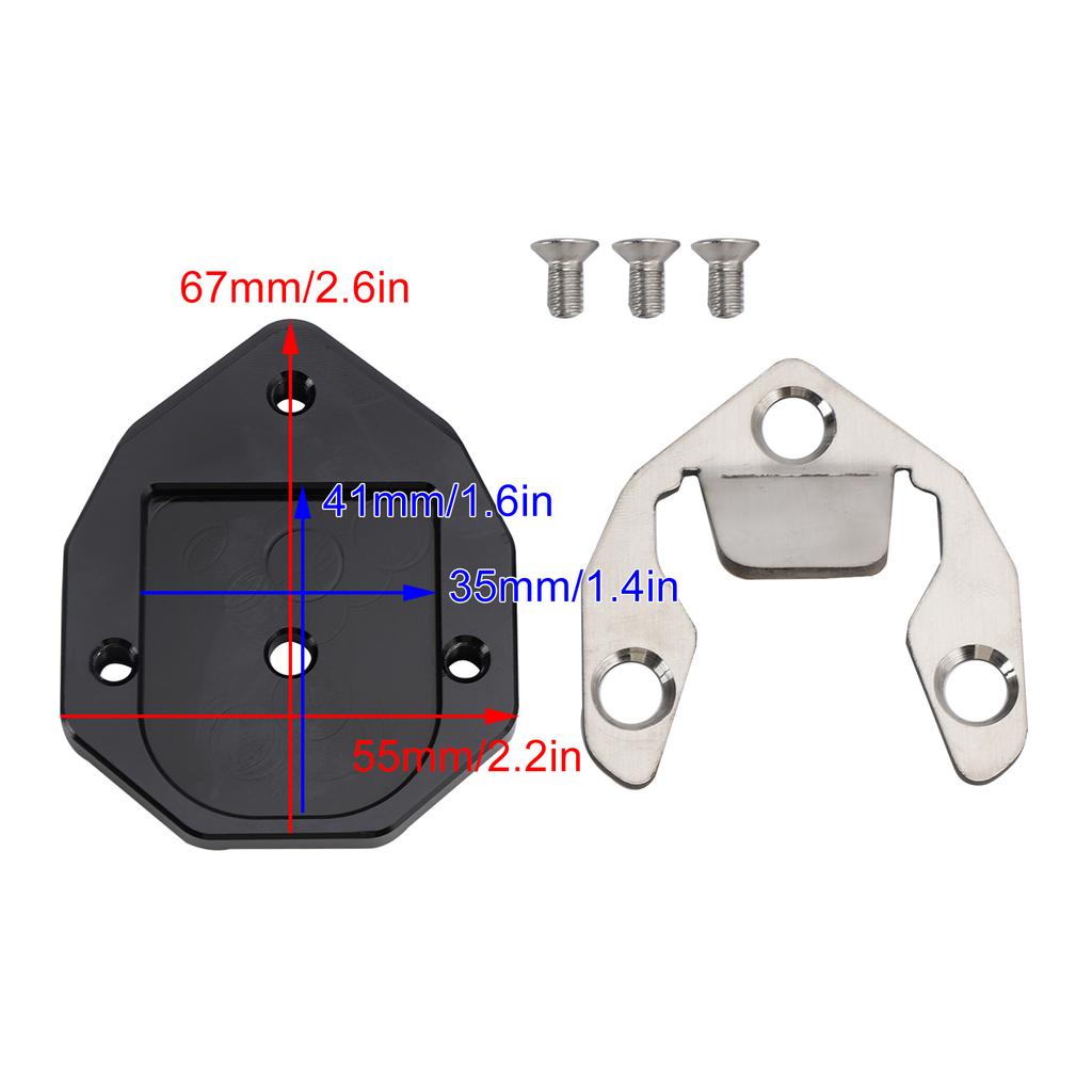 Накладка-увеличитель подножки для Himalayan 2018-2023 SCRAM 411 2021-2023