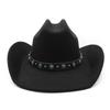 Этнический стиль пояс для верховой езды фетровая шляпа ретро цилиндр мужская и женская шерстяная джинсовая шляпа