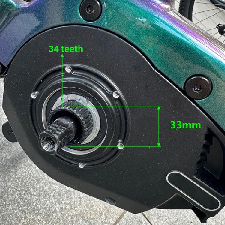Electric Bike Motor Controllers Aluminum Alloy 104mm Electric Bike Gear Adapter For Motor Spiders Chain Rings Adapter
