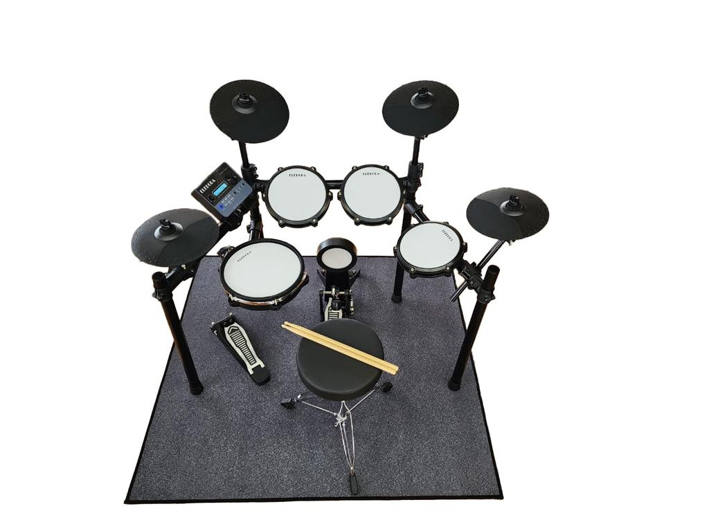 ELEDORA Electronic Drum Electronic Drum Set 2 Models To Choose from from Beginners To Professionals DWT Mesh Pad Mat Stick Snare [with & & Throne]