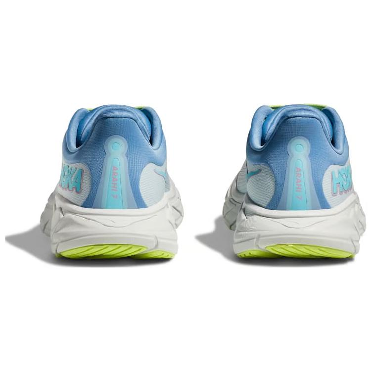 HOKA One One Arahi 7 Удобные Универсальные Амортизирующие Прочные Низкие Кроссовки для Трейлраннинга Женские кроссовки Бело-синие 1147890-ISK