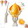 Dancing Electric Squid Toy with LED Lights and Automatic Avoidance USB Educational Stress Relief Birthday Gift for and Indoor Perfect Gift