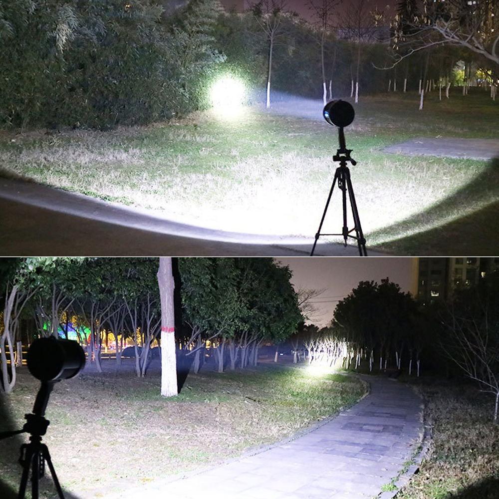 Высокая мощность, высокая яркость, портативная USB-перезаряжаемая лампа на солнечной энергии, водонепроницаемый фонарик