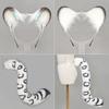 Snow Leopard Ears Tail Set Adult Cosplay Costume Fluffy Animal Headband Accessory Inspired By Archer Character