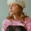Берет вязаный LR LABEL KNIT_БЕЛЫЙ