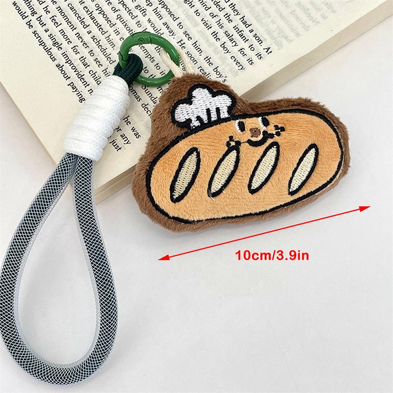 Мультяшный хлебный торт плюшевая игрушка брелок сыр сыр мягкая кукла кулон автомобильный брелок рюкзак сумка Декор детский подарок