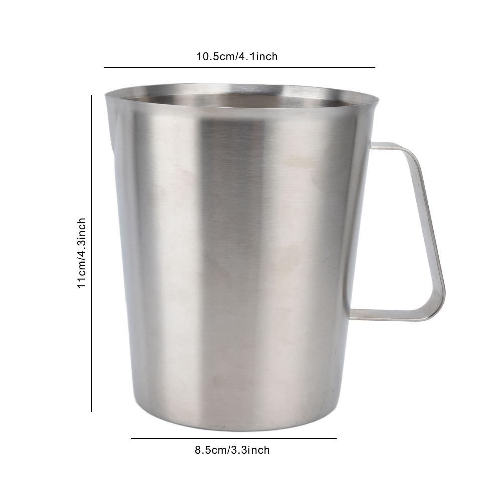 700ML Capacity Measuring Cup Heavy-Duty Stainless Steel Cup Coffee Cup Baking And Cooking