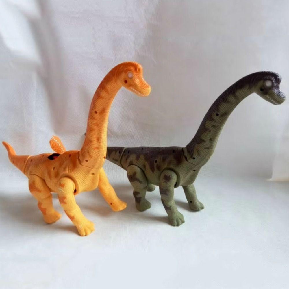 Plastic Will Lay Eggs Dinosaurs Toys Projection Crawling Long-necked Toys Desktop Ornament
