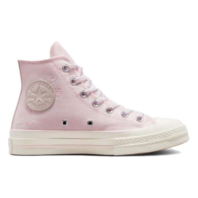Converse Высокие парусиновые кроссовки 1970-х годов с вышивкой Cherry Blossom Кроссовки унисекс Розовые A06221C