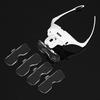 5 Lens 1.0X-3.5X Adjustable Bracket Headband Glasses Magnifier Loupe 2 LED Lights Magnifying Tool