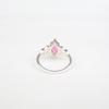 Rare Pink Tourmaline Gemstone 925 Sterling Silver Jewelry Wedding Ring For Her CZR-5-2