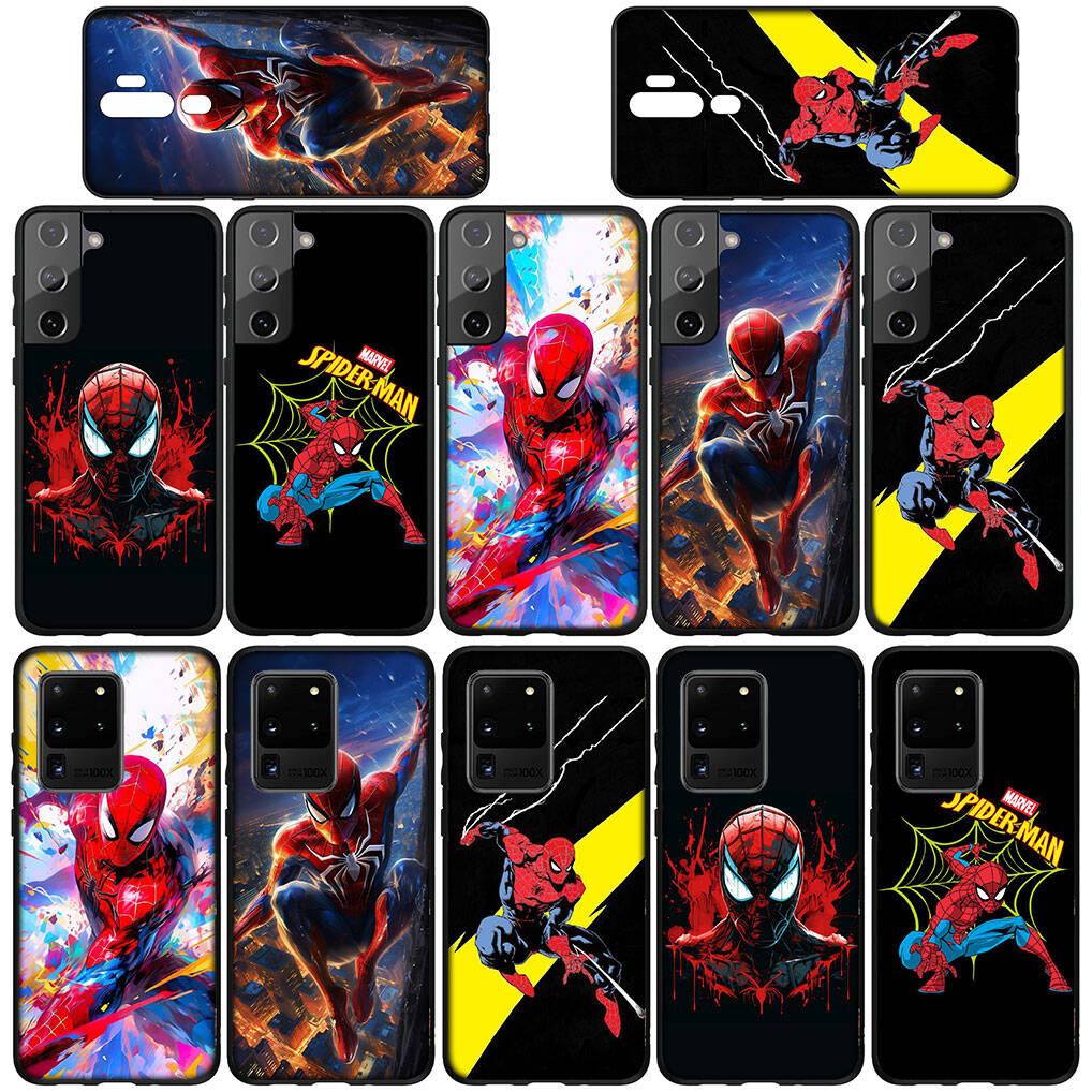 Для iPhone 17 16 15 Xiaomi Poco F7 F8 X7 X6 C85 C75 M8 Redmi Note 14 13 12 11 Pro Max 14C 13C 15C A3 A4 Чехол Постер Человек-Паук Марвел Человек-Паук Обложка