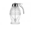 Food Storage Containers Honey Syrup Dispenser Dripless Glass Pot Vintage Container White