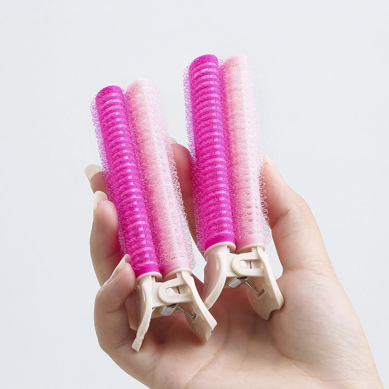 2 шт., челка, пушистые заколки для волос в корейском стиле, бесшовные фиксированные челки с начесом, пышные заколки, заколки для волос, большие бигуди для завивки волос