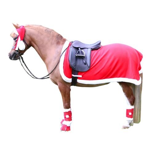 Hy Standard-Neck Santa Christmas Horse Exercise Sheet