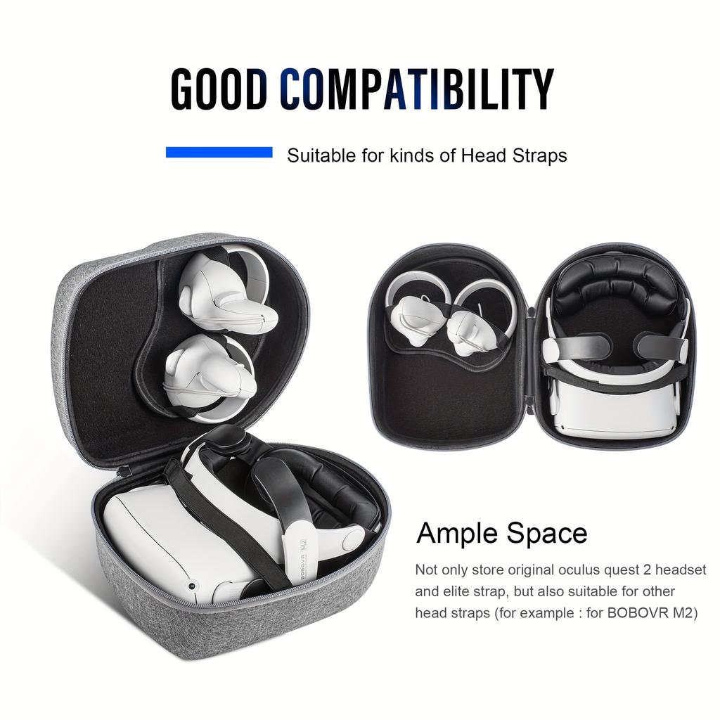 Сумка для хранения очков виртуальной реальности Quest 2, сумка-тоут, защитный бокс для гарнитуры Meta Quest3, чехол для хранения Quest 2/Meta Quest3