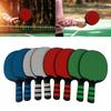 1 Pair Rubber Table Tennis Equipment for Beginner Pingpong Paddle Set Table Tennis Bat Table Tennis Rackets Set