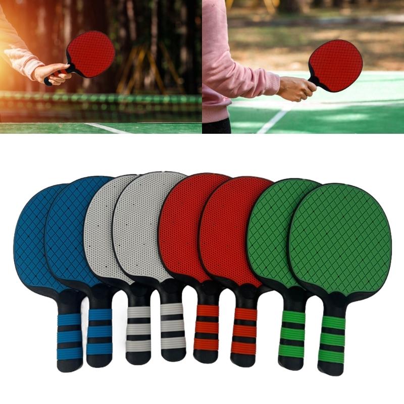 1 Pair Rubber Table Tennis Equipment for Beginner Pingpong Paddle Set Table Tennis Bat Table Tennis Rackets Set