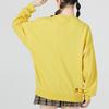 Puma FF Bubble Sleeve Crew Sweater With Logo Women Tops Yellow 538779-41