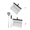 Heavy Duty Metal Manures Fork Horse Pitchforks Cleaning Tool Metal Horse Manures Rake For Horse Stable Cleaning Enduring