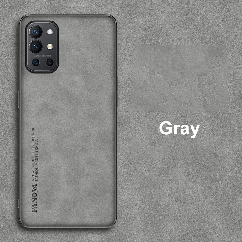 Luxury Leather Case For OnePlus 9R 9RT 9 Pro 5G Cover Matte Silicone Protection Phone Case For One Plus 9 R RT 9 Pro OnePlus9