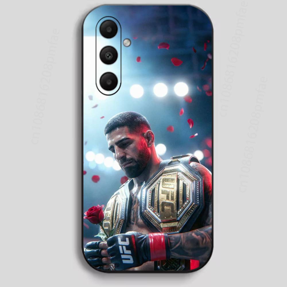 Чехол для телефона I-Ilia Champion T-Topuria для Samsung Galaxy A13,21s,22,31,32,40,52,71,A91 Мягкий черный корпус