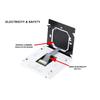 EC Fan 0-10V 2P/4P Valve RS85/WIFI Thermostat for Remote Adjustment Cool Heat Coil Newly Installed/Replacement Temperature Panel