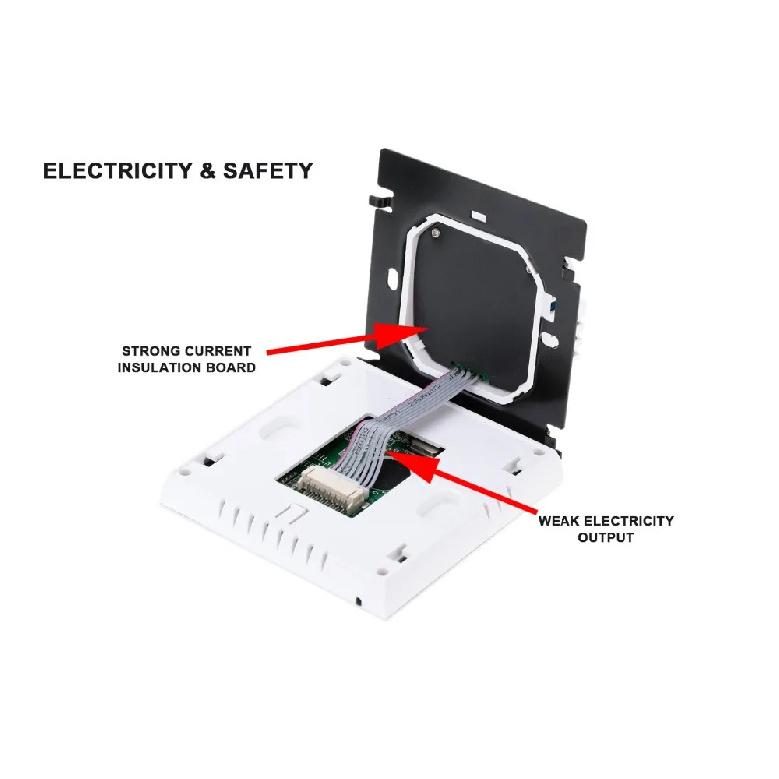 EC Fan 0-10V 2P/4P Valve RS85/WIFI Thermostat for Remote Adjustment Cool Heat Coil Newly Installed/Replacement Temperature Panel