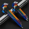 Colorful Hexagonal Wrench Set with 9 Different Models