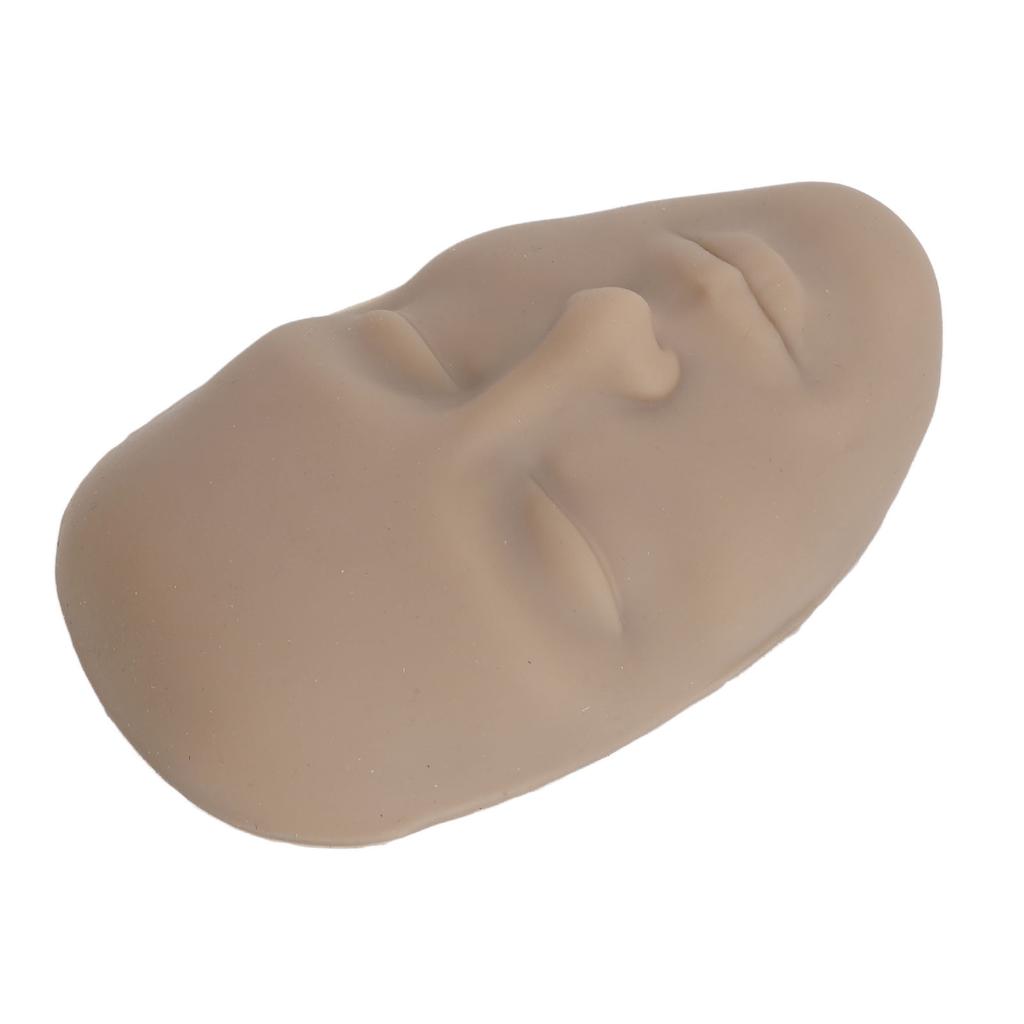 Набор для практики макияжа 3D Реалистичное Лицо для Практики Полного Макияжа 8 шт. Кистей для Макияжа Многоразовый Манекен для Косметической Практики