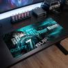 Cristiano Ronaldo Custom Large Mouse Pad, Personalized Name Text Print, Football Logo Non‑Slip Desk Mat Gaming Gift