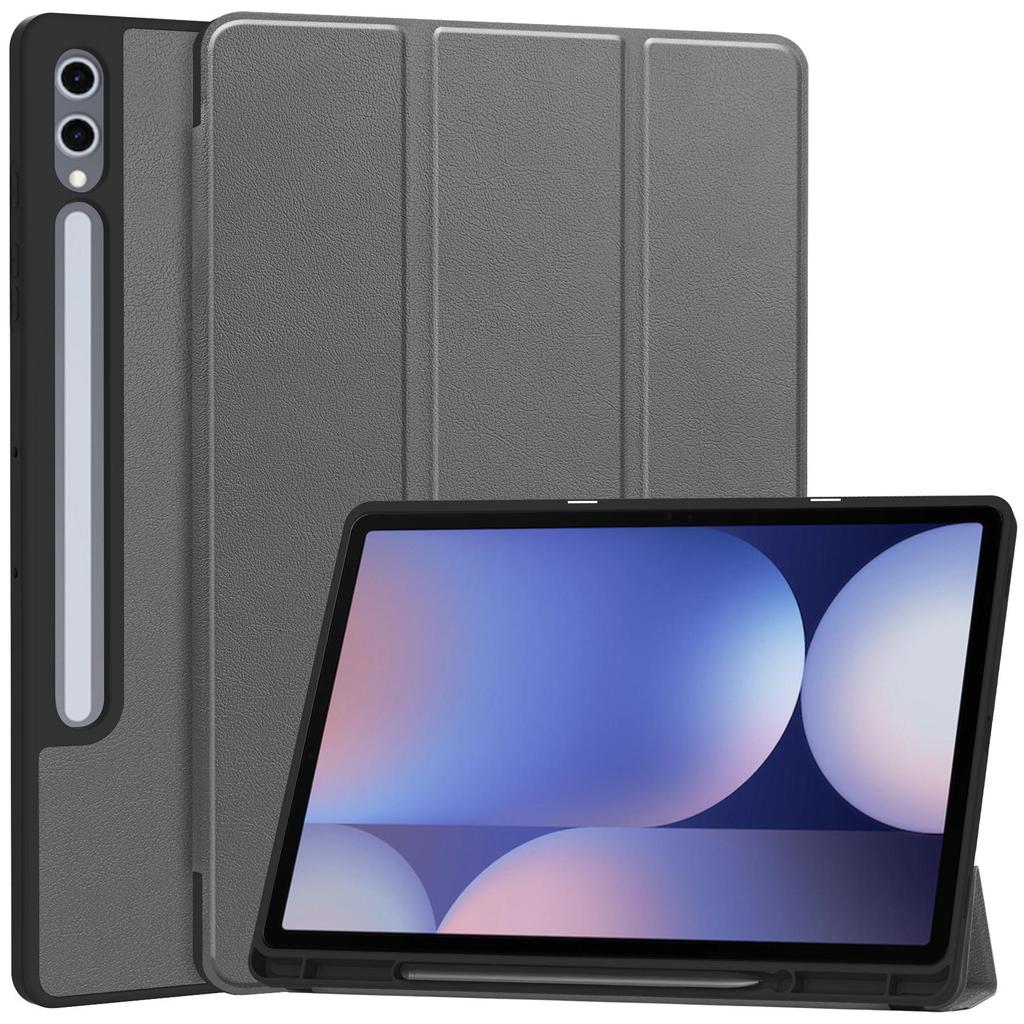 Чехол для планшета Samsung Galaxy Tab S10+ Plus / S9+ Plus 12,4'' дюйма, тонкий чехол Folio, легкий жесткий защитный чехол с многоугольной подставкой