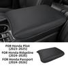 Leather Armrest Box Protective Cover for Honda Accord HR-V Pilot 2013-2026 ABS Interior Panel