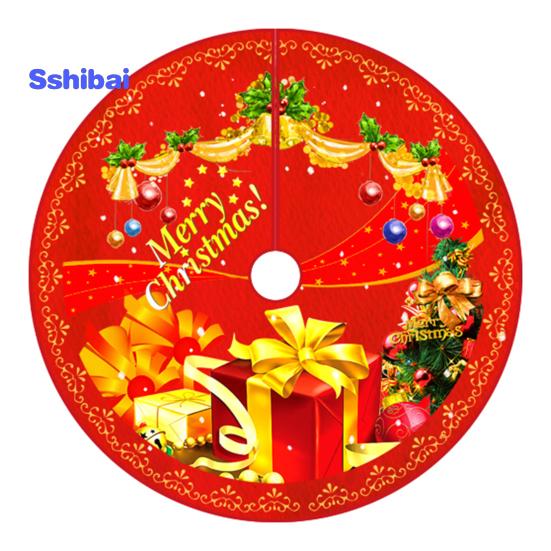 Юбка «Рождественская елка», яркий цвет, простая установка, снежинка, принт лося, круглый большой коврик для рождественской елки, декор