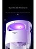 USB-Powered Photocatalytic Mosquito Trap Lamp: Indoor/Outdoor Electric Mosquito Catcher with Suction Technology.