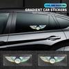 Цветная Светоотражающая Лазерная Наклейка на Дверцу Багажника Автомобиля в Стиле Ангельские Крылья Для Mini Cooper One JCW Works F54 F55 F56 F57 F60 R50