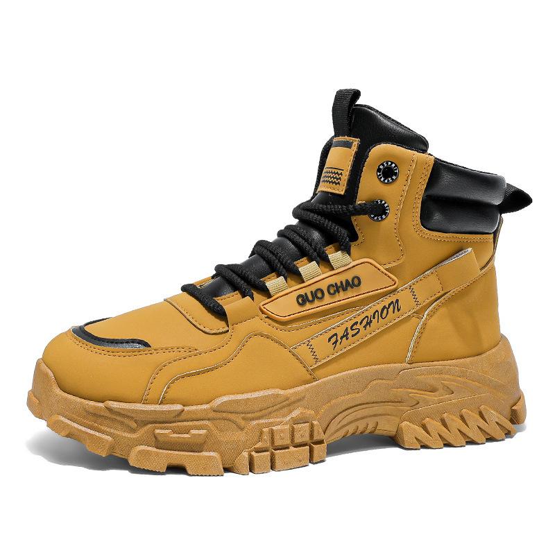 Высокие ботинки Martin, мужская обувь, новинка осени, обувь для инструментов, мужские модные универсальные ботинки на толстой подошве с нескользящей подошвой, короткие повседневные ботинки