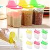 Cereal Storage Box with Lid Measuring Cup Plastic 1.9/2.5L Food Storage Dispenser for Cereals