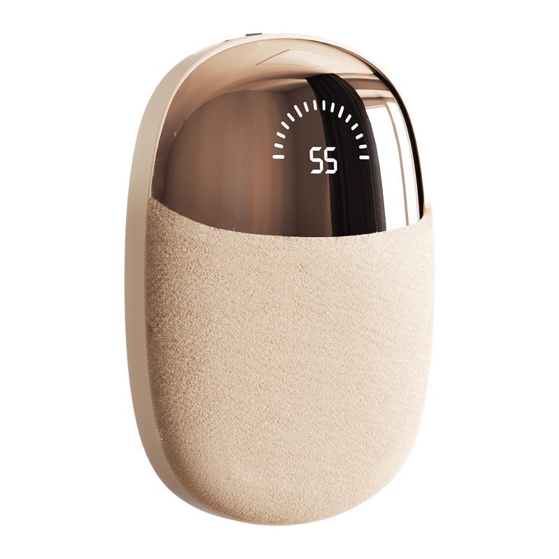 Двусторонняя перезаряжаемая плюшевая грелка для рук - портативное самонагревающееся устройство