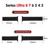 Ремешок для Apple Watch Band 44 мм, 40 мм, 45 мм, 41 мм, 42 мм, 38 мм, силиконовый браслет с магнитной петлей iWatch Series 8 7 Ultra 3 5 6 SE