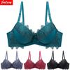 New 2021 Sexy Lace Push Up Women Bra Set Solid ABC Cup Lingerie Underwear For Women Black Red Beige
