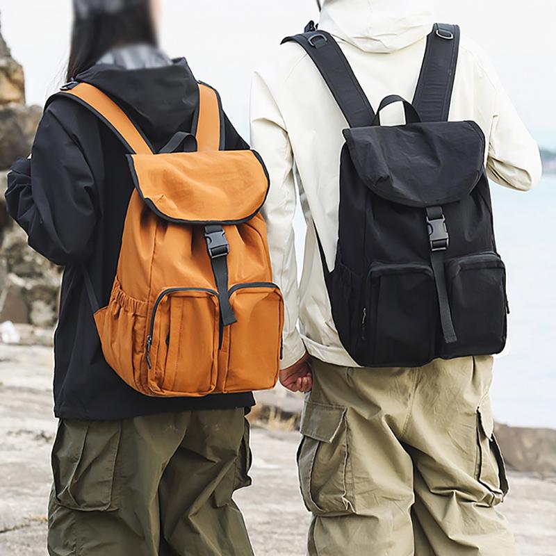 New Workwear Style Large-Capacity Backpack Lightweight Water-Resistant Multi-Pocket Outdoor Travel Backpack