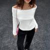 Elegant Woolen Tube Top Solid Color Sweater for Women 2025 Autumn Winter